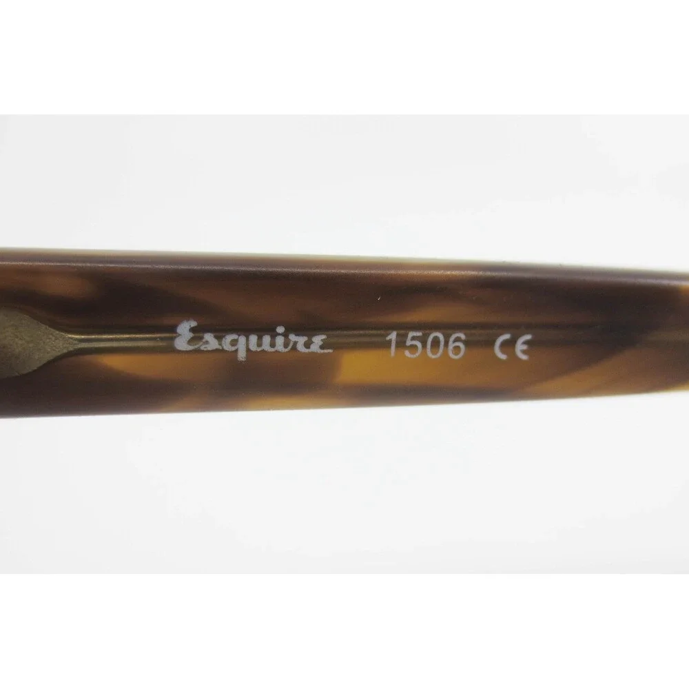 Esquire 1506 Eyeglasses Matte Brown Tortoise Rectangular Frames 53-15-140
